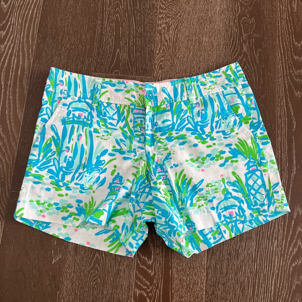 Lilly Pulitzer lighthouse print shorts. Never worn
